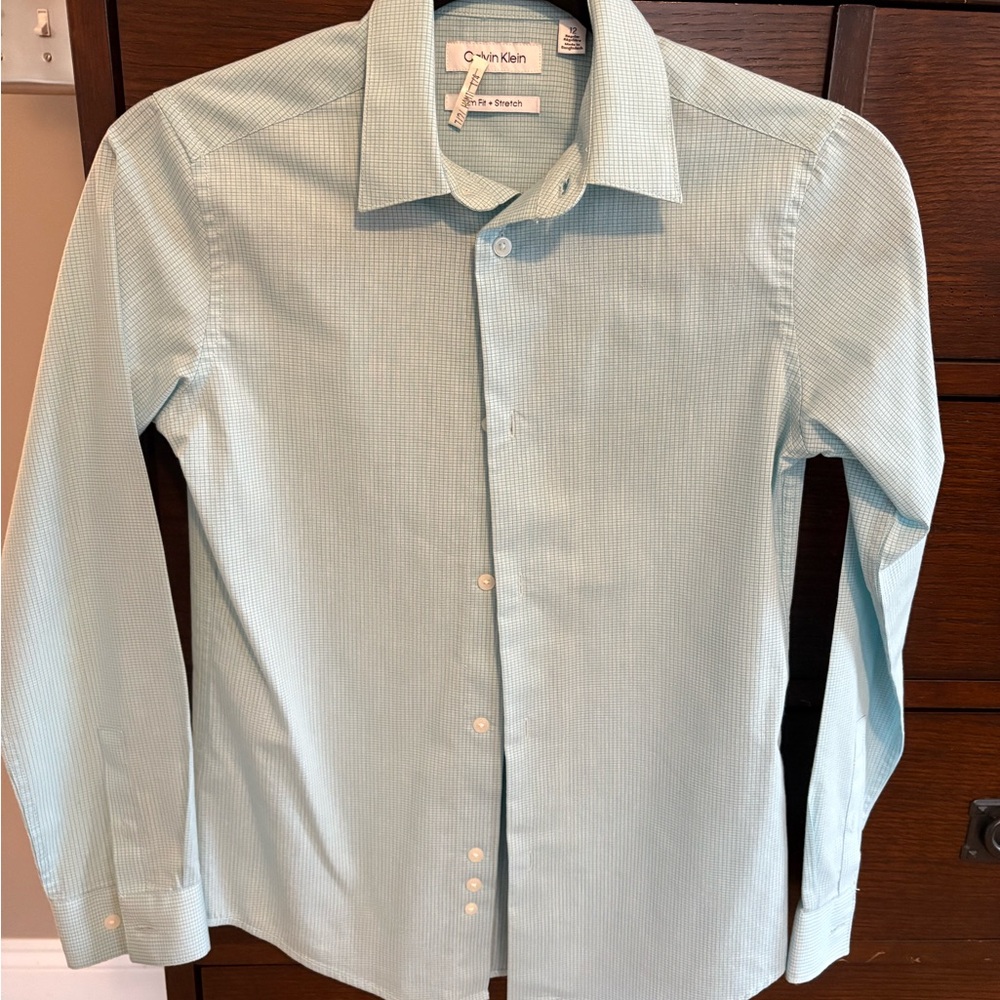 Calvin Klein Boys Light Blue Dress Shirt